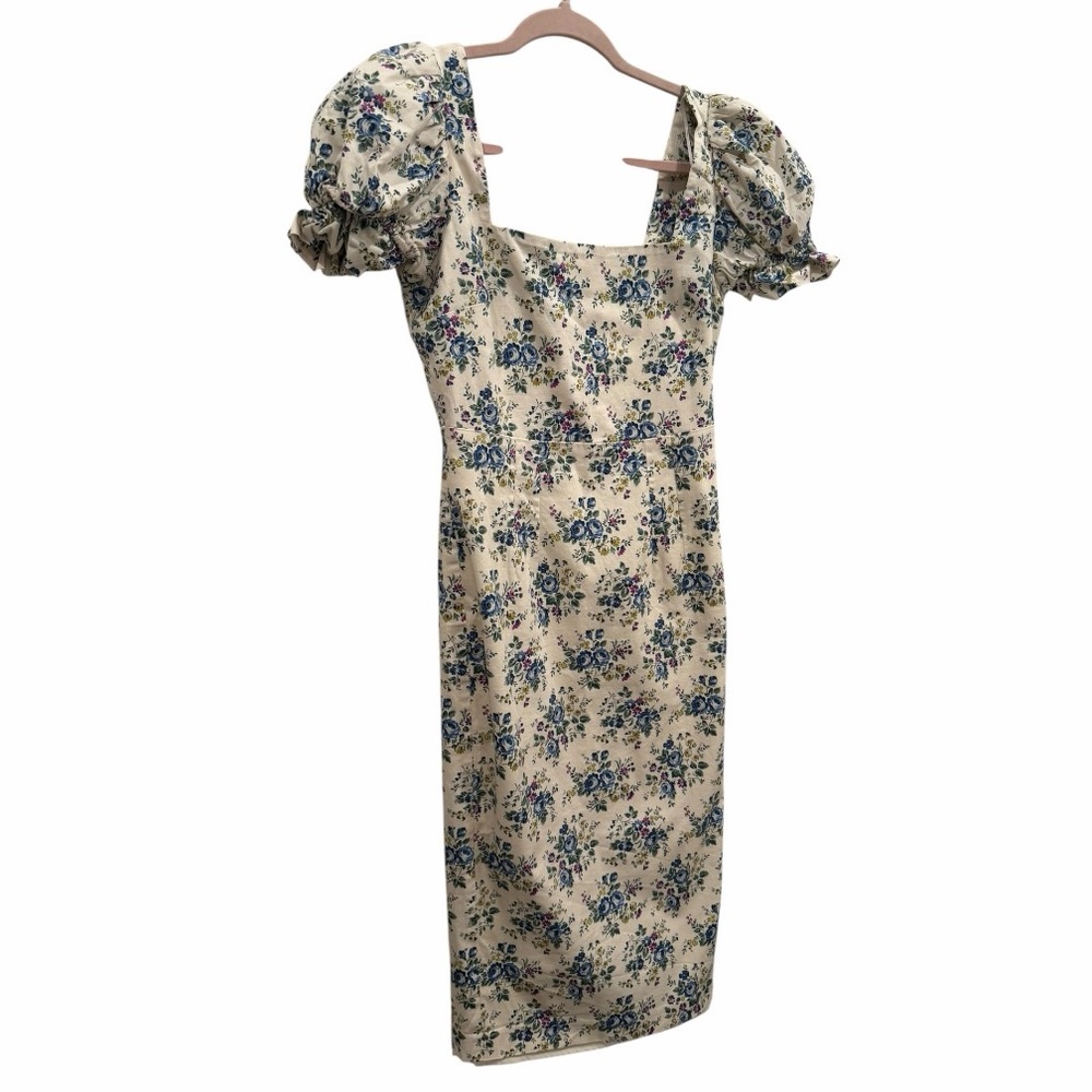 Hyacinth house Tuckernuck Esther floral midi dress size XS - Picture 4 of 11